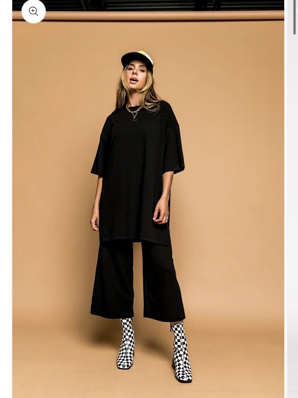 Dressed in Lala Black Ribbed Set